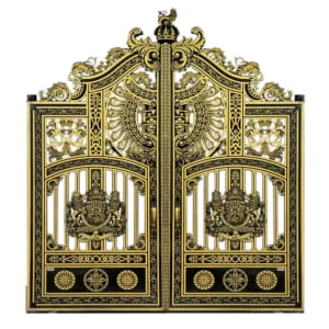 Cổng nhôm đúc mẫu C-017