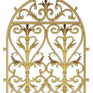 Bông gió nhôm đúc - BG018