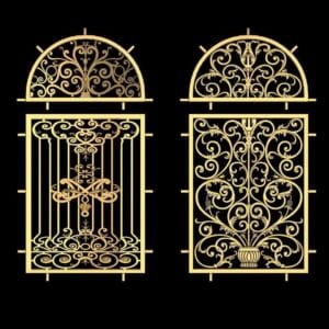 Bông gió nhôm đúc - BG013