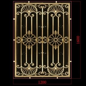 Bông gió nhôm đúc - BG012