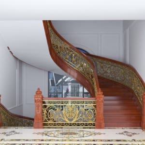 Cầu thang nhôm đúc - CT079