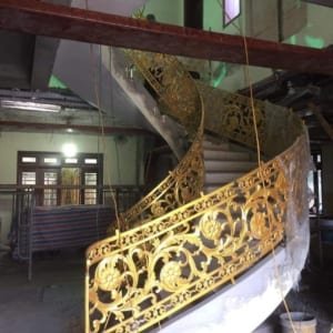 Cầu thang nhôm đúc - CT076