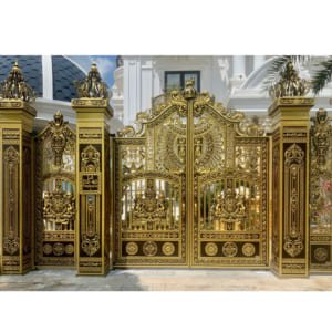 Cổng nhôm đúc mẫu C-001