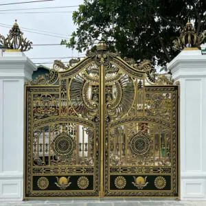 Cổng nhôm đúc mẫu C-020