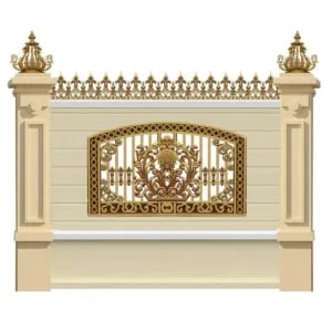 Hàng rào nhôm đúc mẫu HR -004