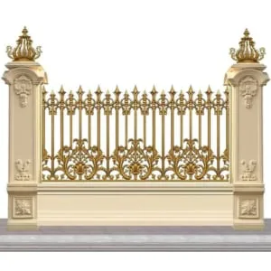 Hàng rào nhôm đúc mẫu HR -008