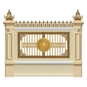 Hàng rào nhôm đúc mẫu HR -009