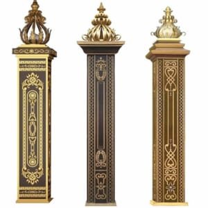 Trụ Nhôm Đúc - T001