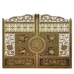 Cổng nhôm đúc mẫu C-014