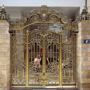 Cổng nhôm đúc mẫu C-015