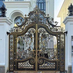 Cổng nhôm đúc mẫu C-008